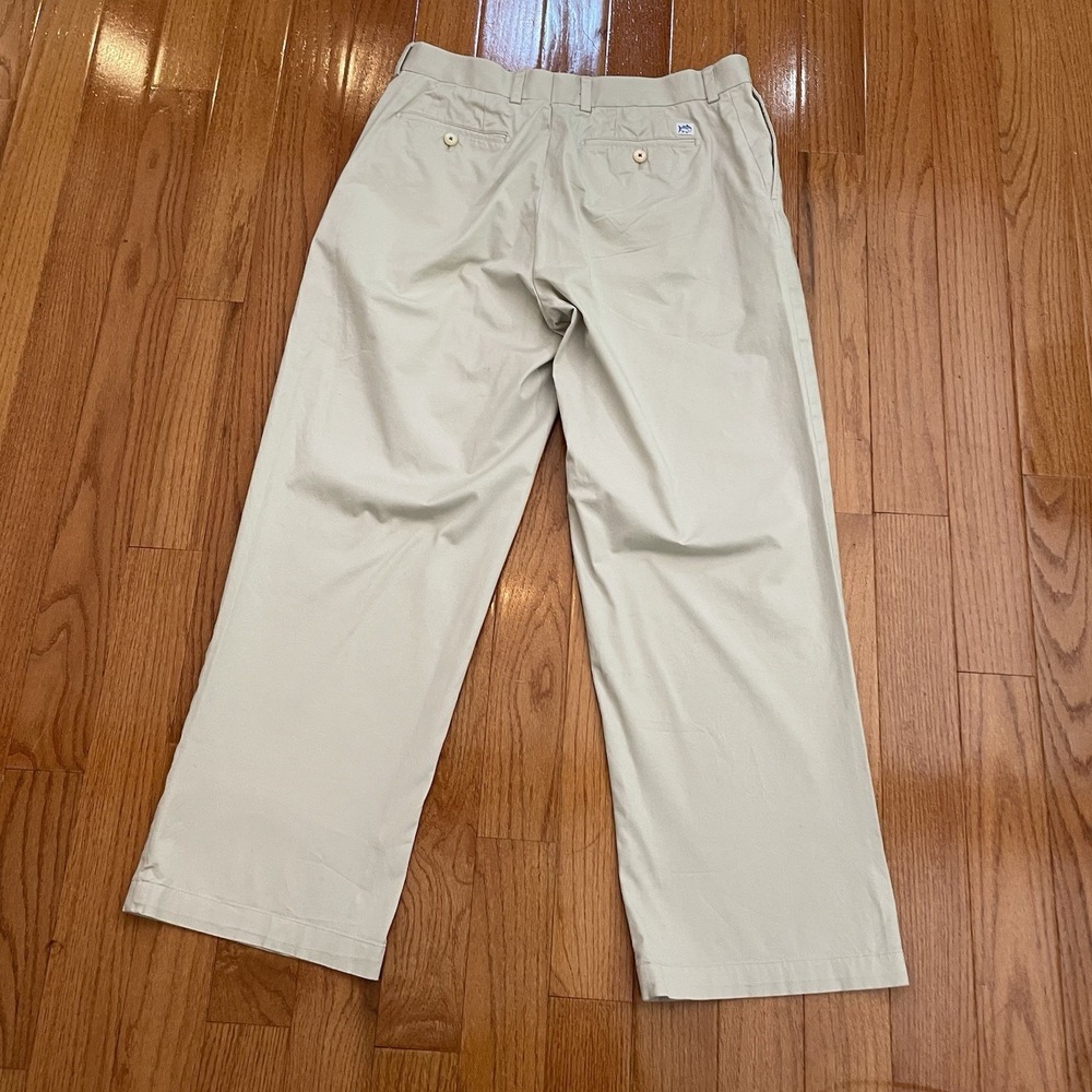 Southern Tide Khaki Sandstone Classic Pants 36 x 32 Straight‎ Leg